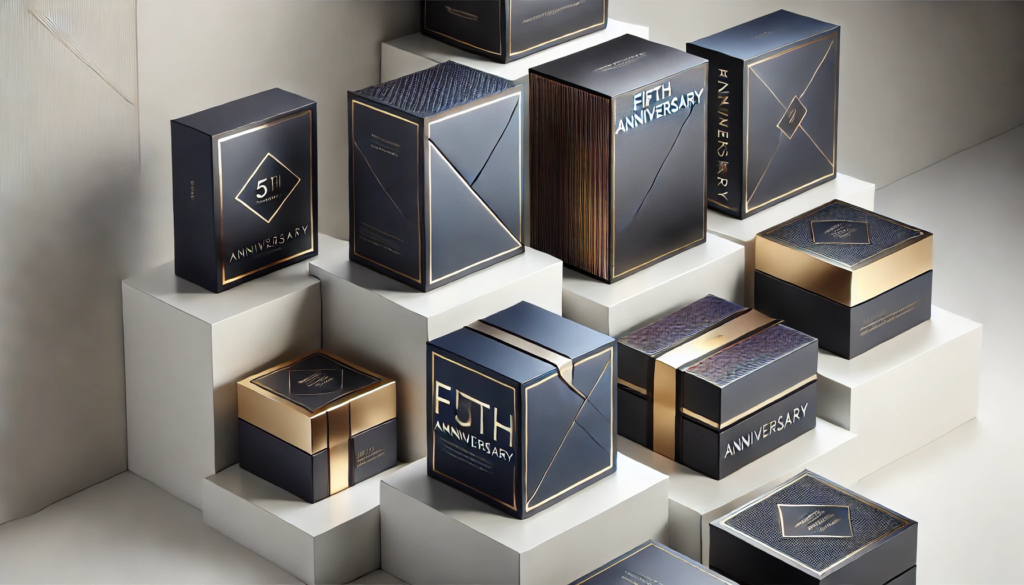 Luxury product packaging close-up