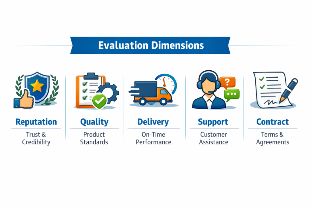  packaging supplier evaluation points