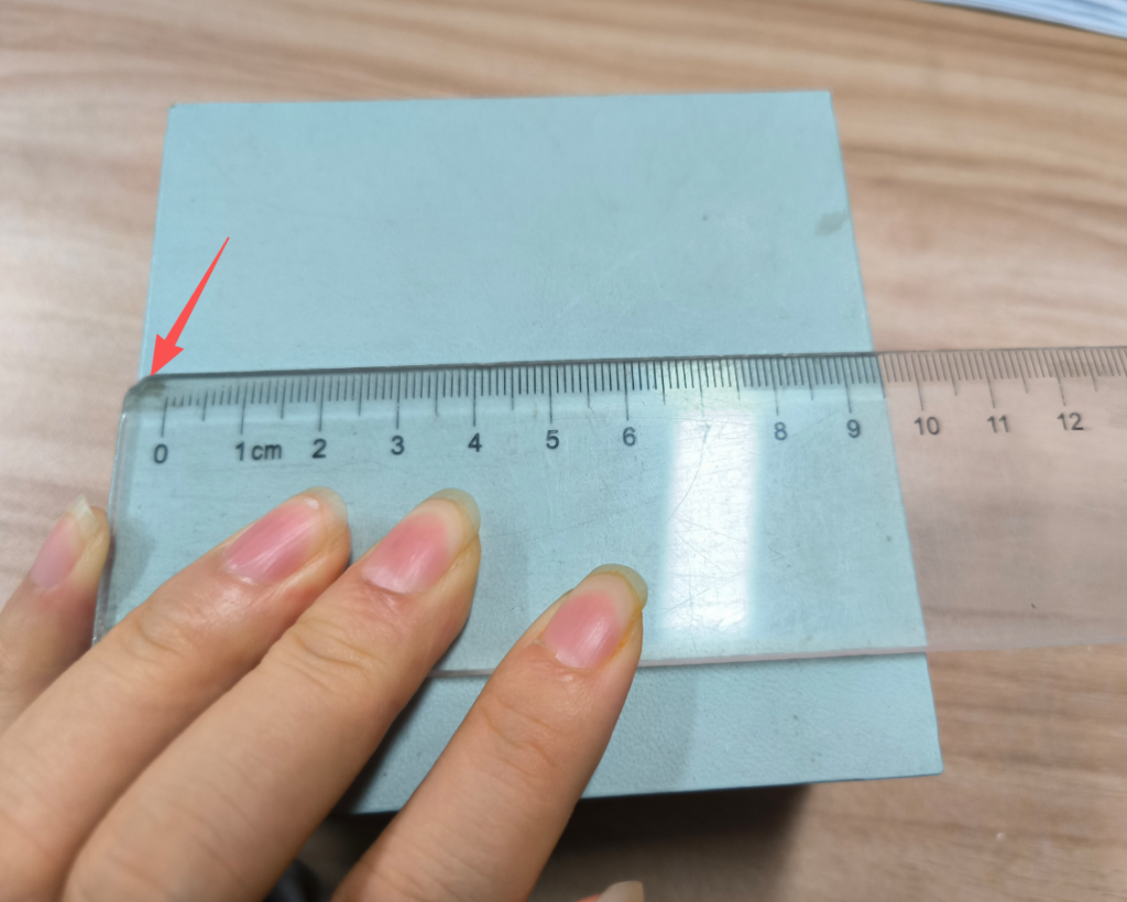 Missing white space of measurements