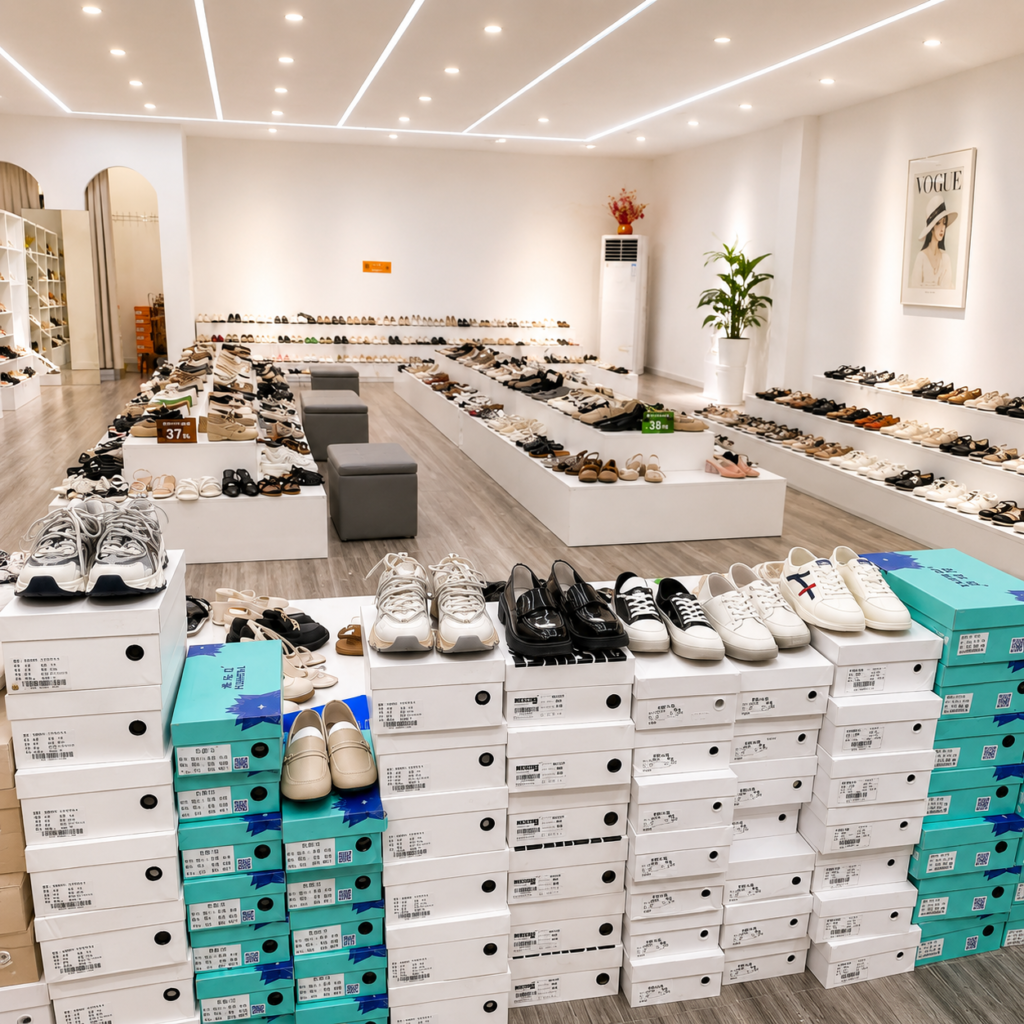 Retail Shelf Presentation for Shoe Box