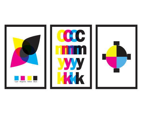 CMYK color chart