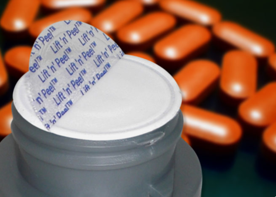 Pharma packaging with seals.