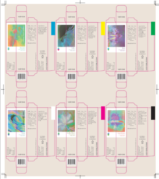 paper box printing layout 