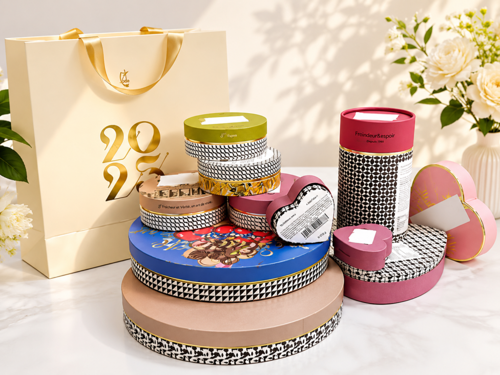 Custom-shaped chocolate boxes