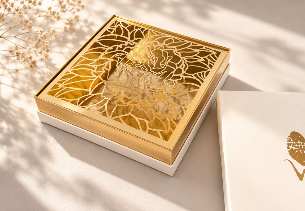 Exclusive chocolate box with engraving