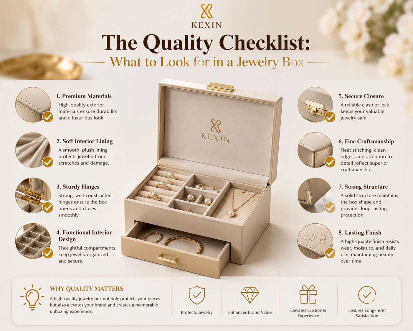 Quality Checklist of Jewelry Box