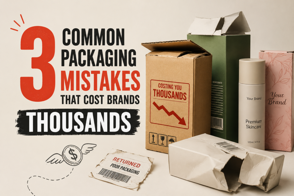 3 Common Packaging Mistakes That Cost Brands Thousands