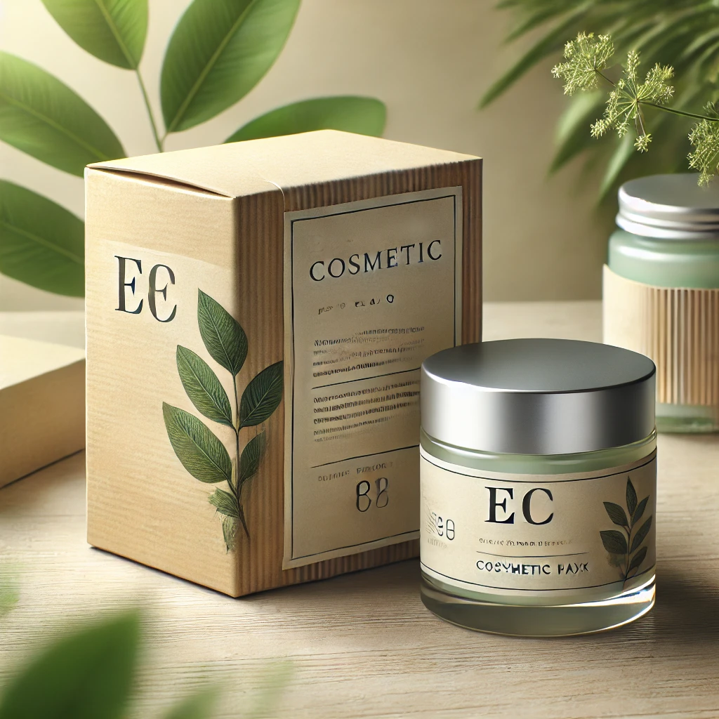 Eco-friendly kraft box and glass jar