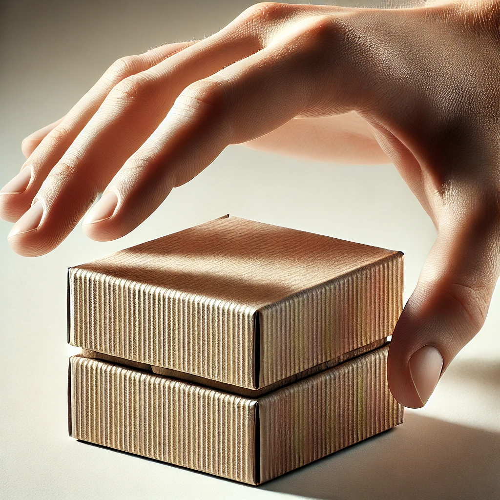 Sturdy paper jewelry box