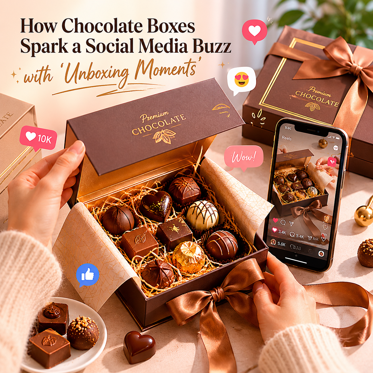 Extrodinary Chocolate box with Unboxing Moments