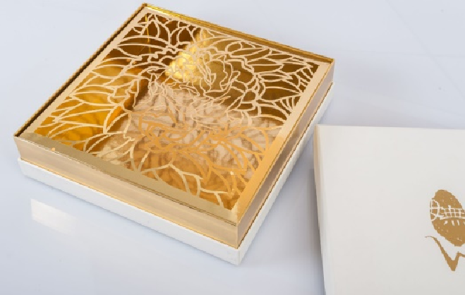 Laser-cut bespoke perfume box