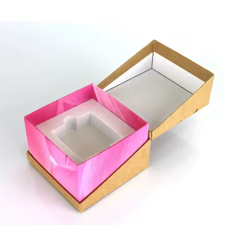 Brown eco-friendly perfume box