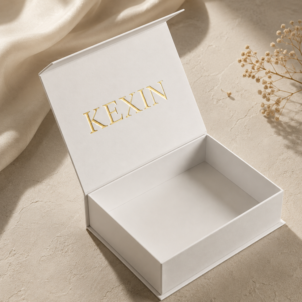Box with Gold Debossing