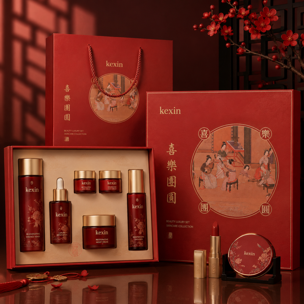 Chinese Style Cosmetic Packaging Set