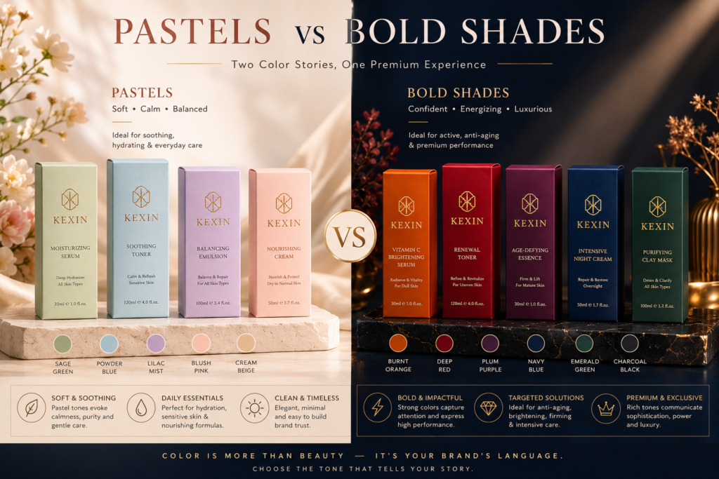 Pastels vs bold shades