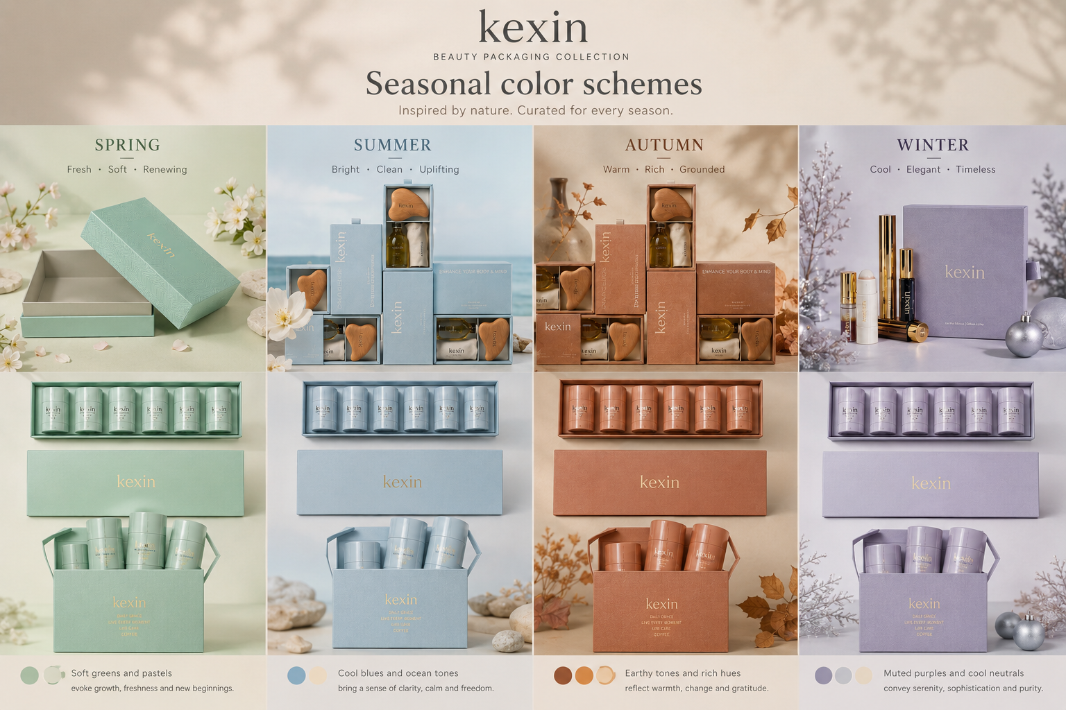 Vibrant seasonal product display