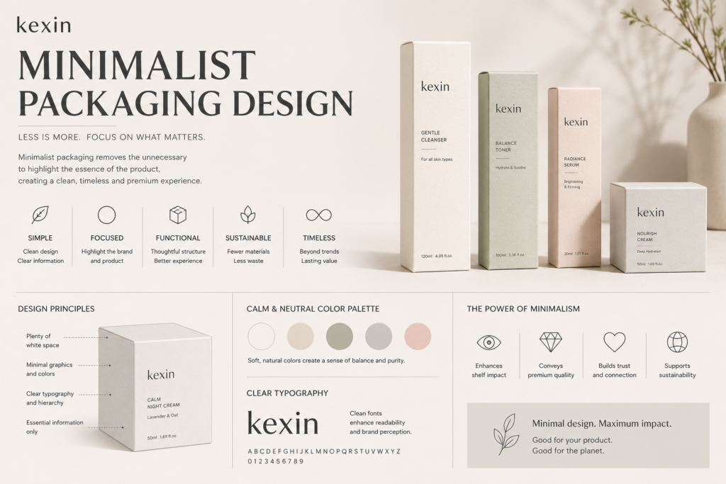 Minimalist packaging design