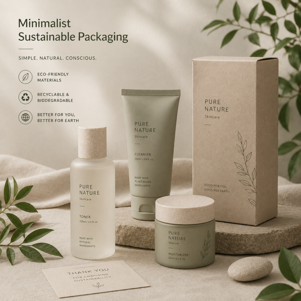 Minimalist sustainable packaging