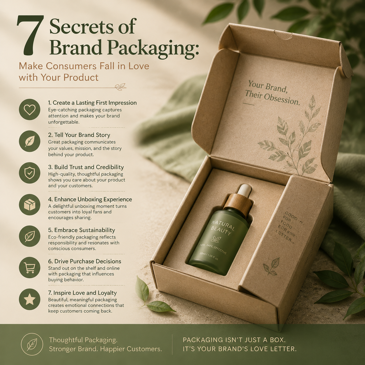 7 Secrets of Brand Packaging: Make Consumers Fall in Love with Your Product