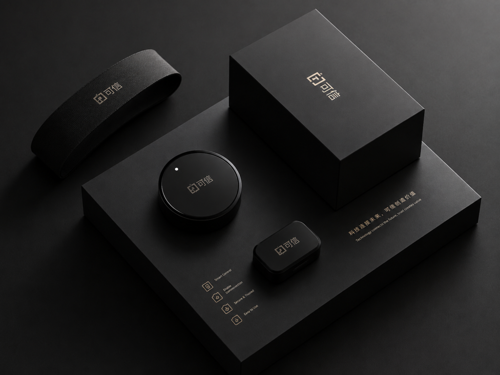 Minimalist high-end tech box design