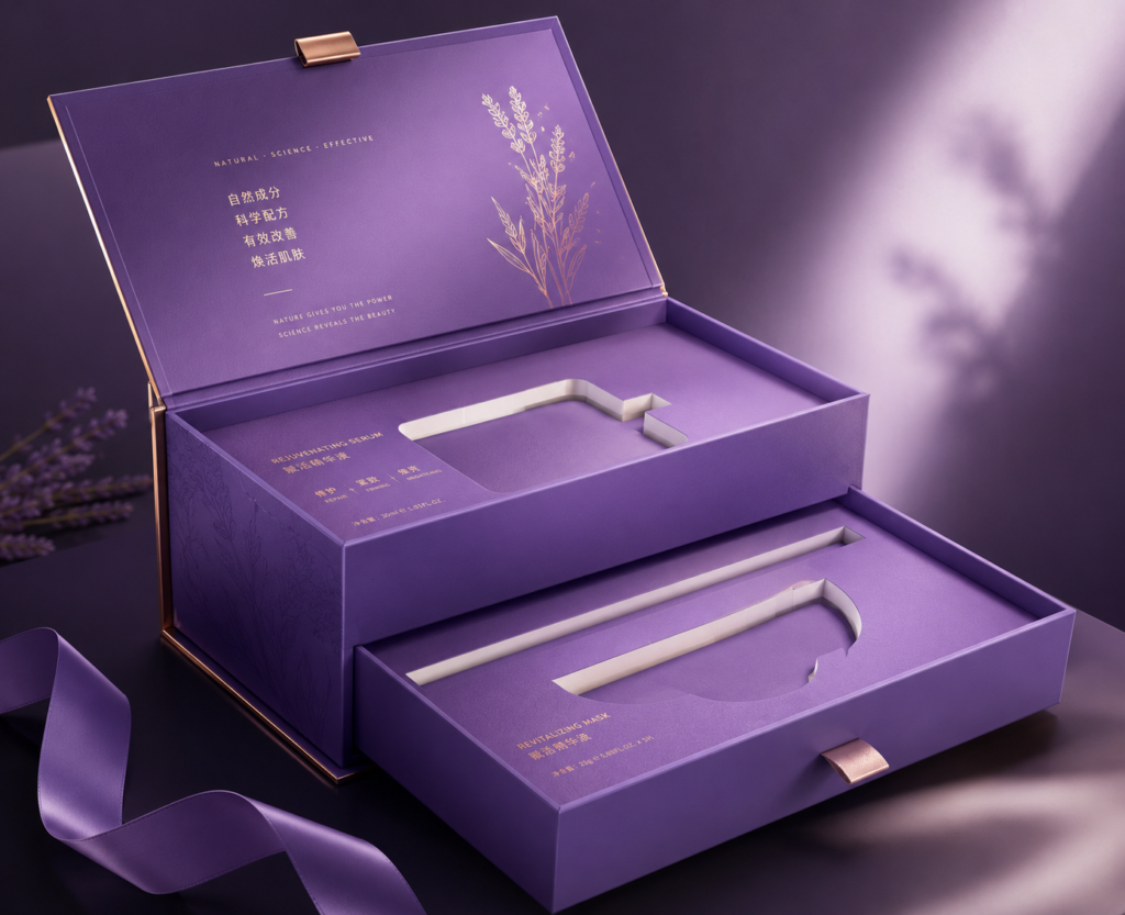 layered drawer perfume box 