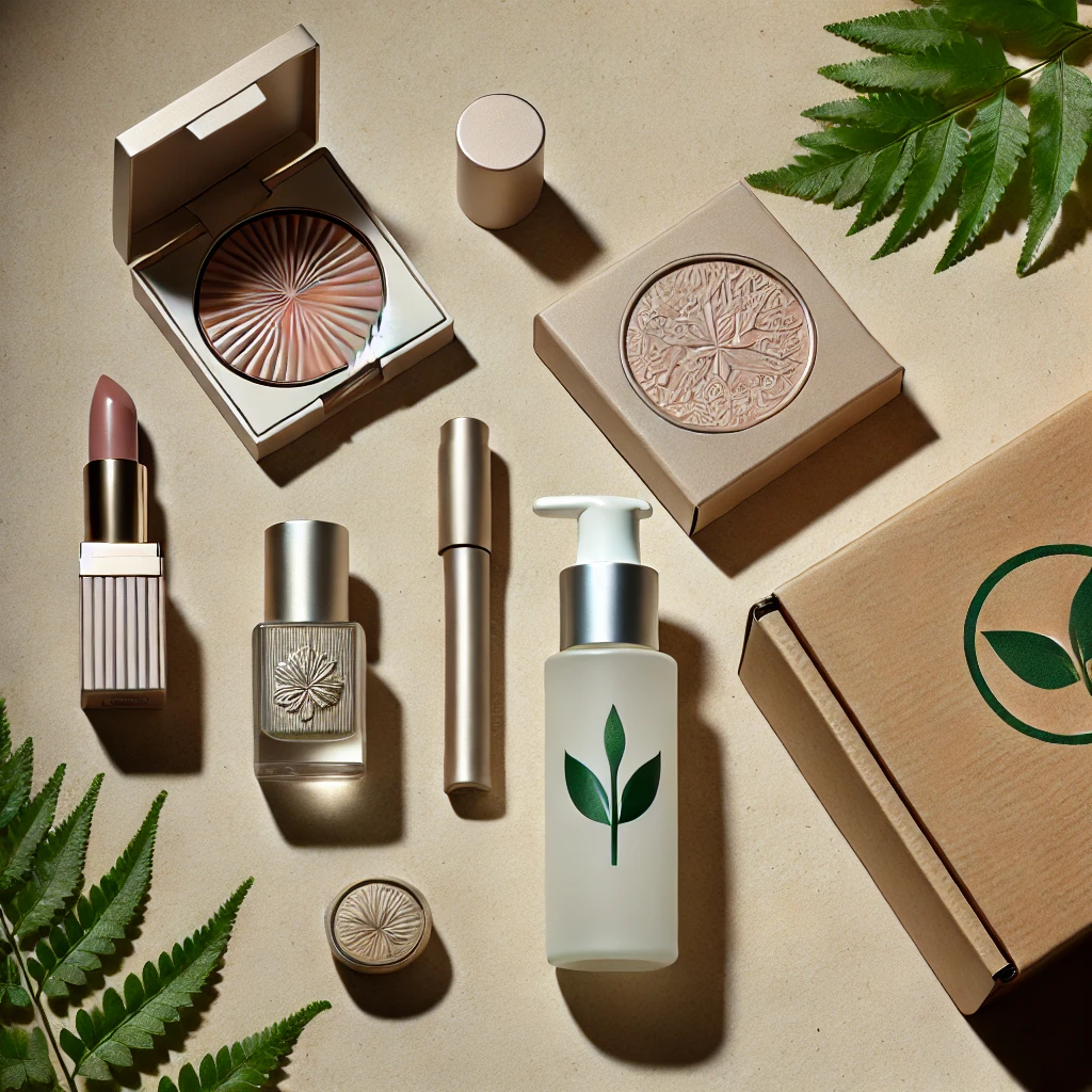 Luxury meets sustainability display

