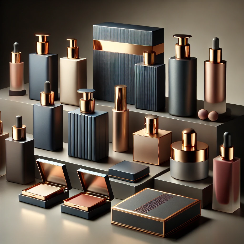 Luxury cosmetic color palette