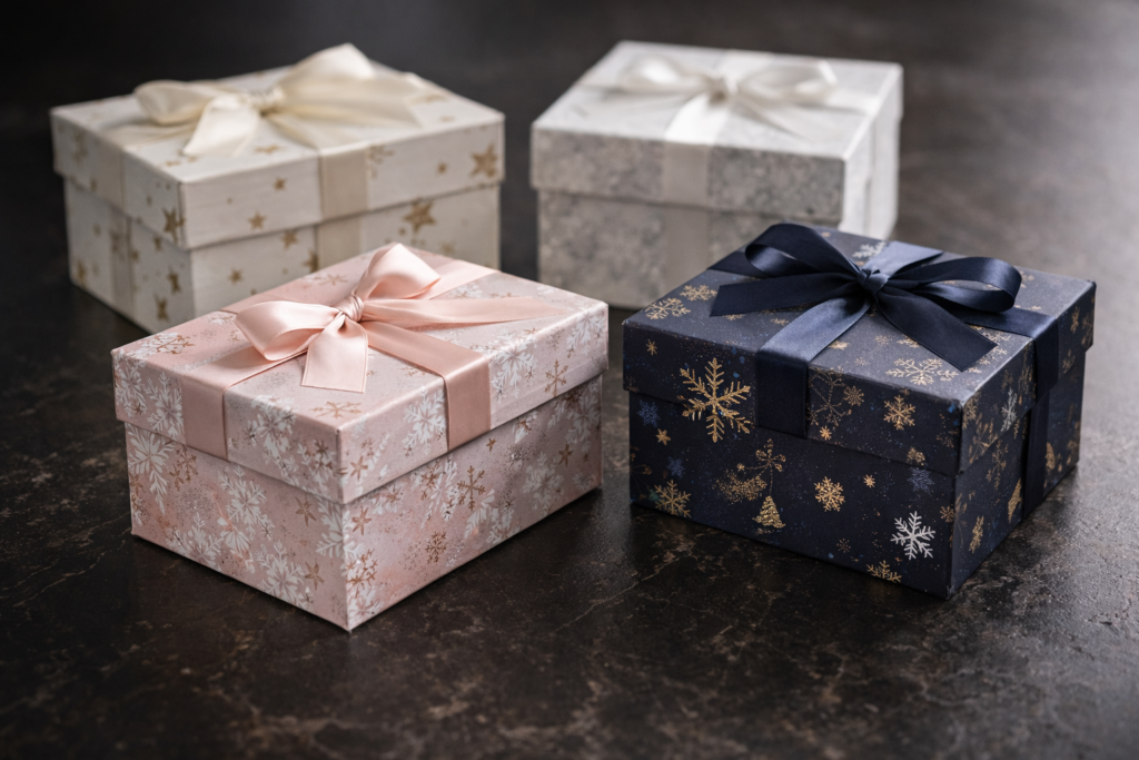 Luxury rigid gift boxes