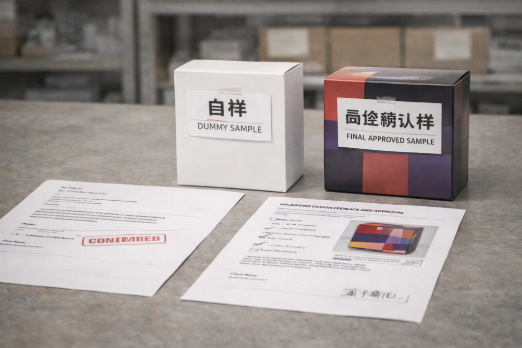 Packaging approval documentation process
