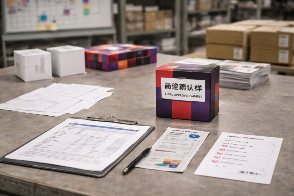 Packaging production timeline overview