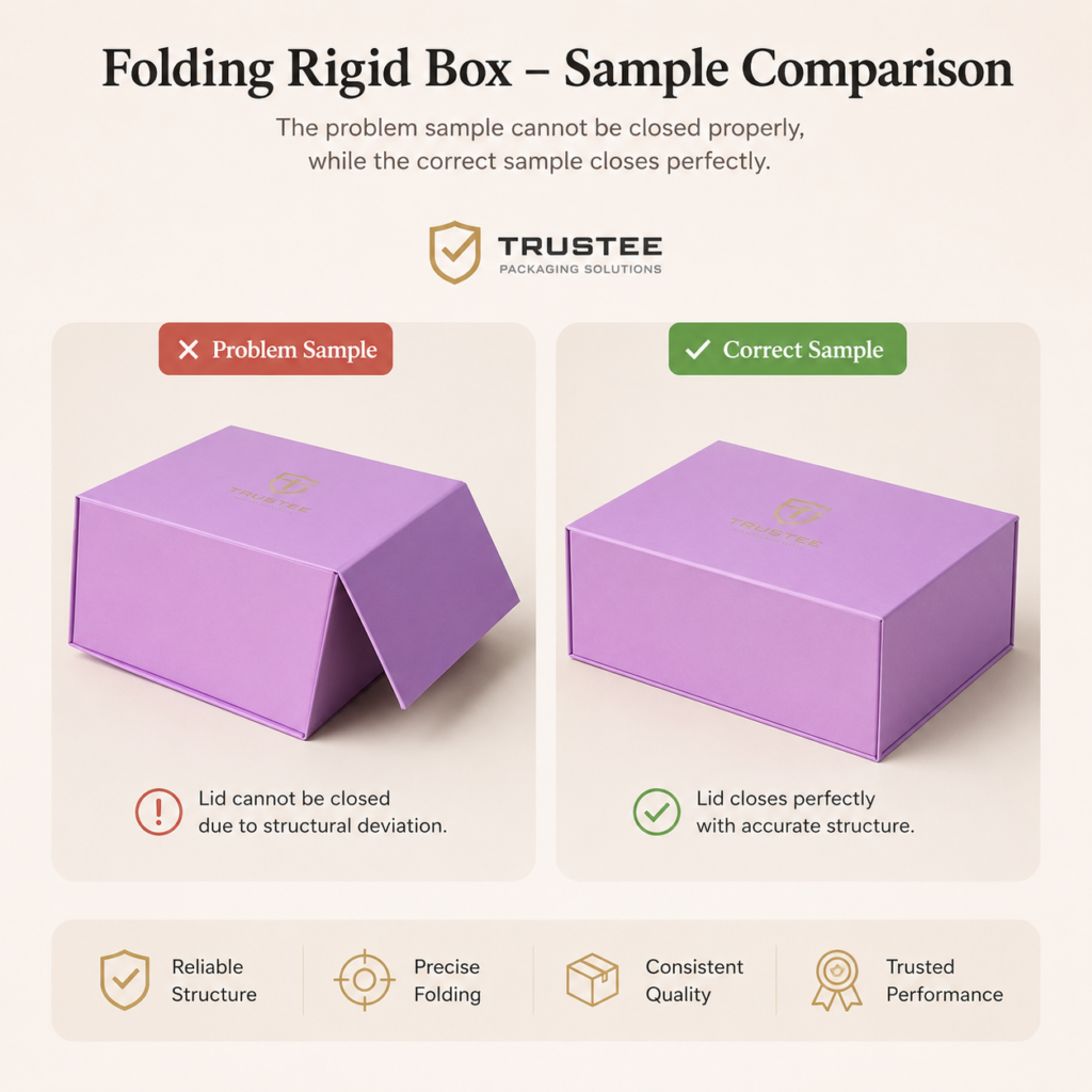 Packaging sample problem comparison