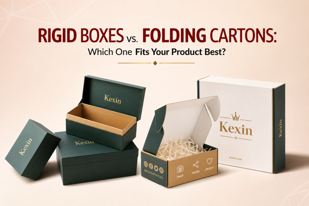 Rigid versus folding cartons