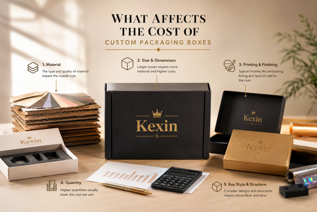 What Affects the Cost of Custom Packaging Boxes