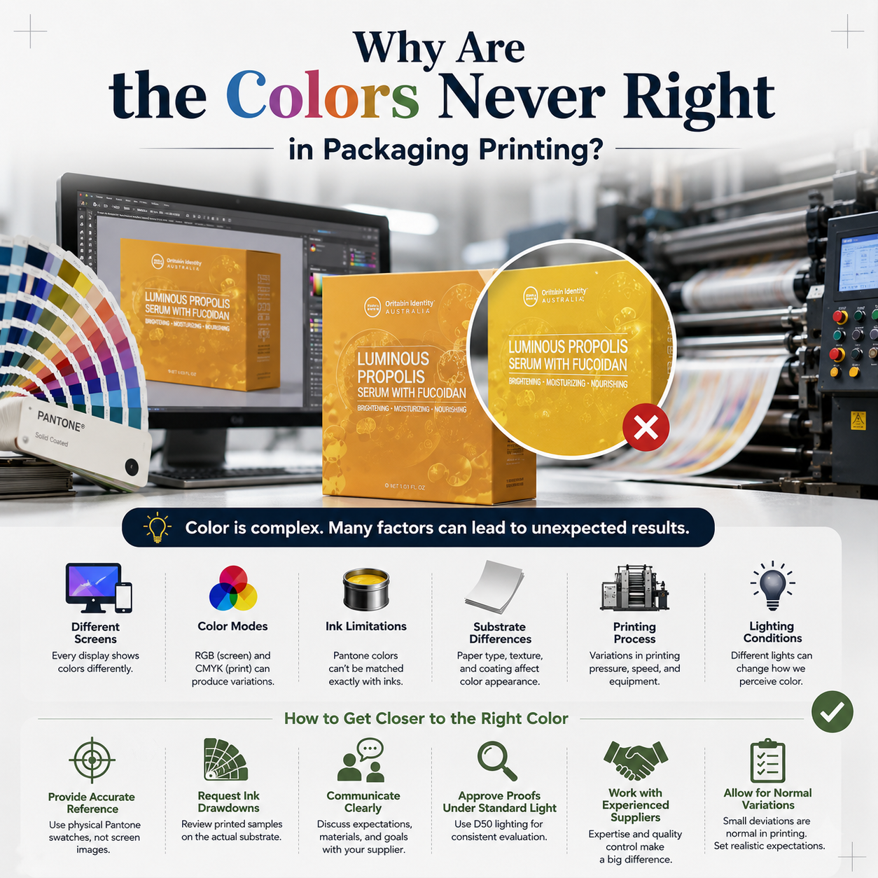 Why Are the Colors Never Right in Packaging Printing?