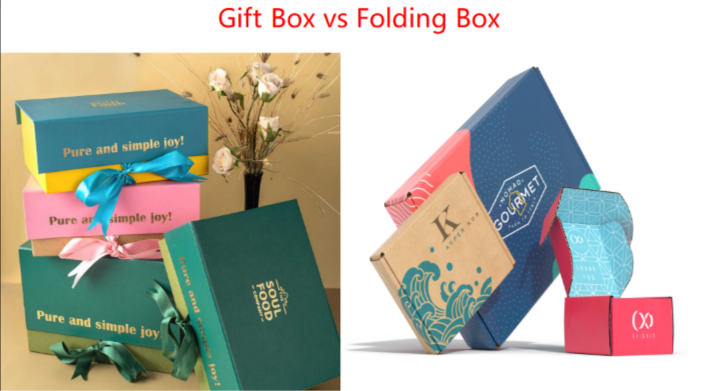 Rigid versus folding boxes
