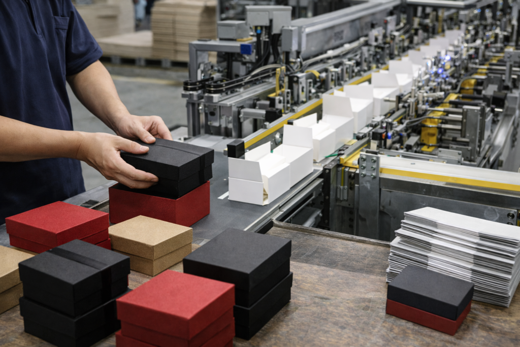Manual and automated packaging lines