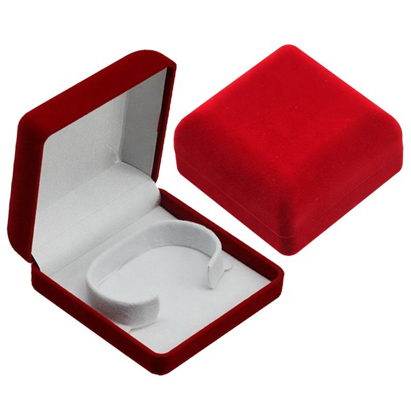 Luxury flocked box interior