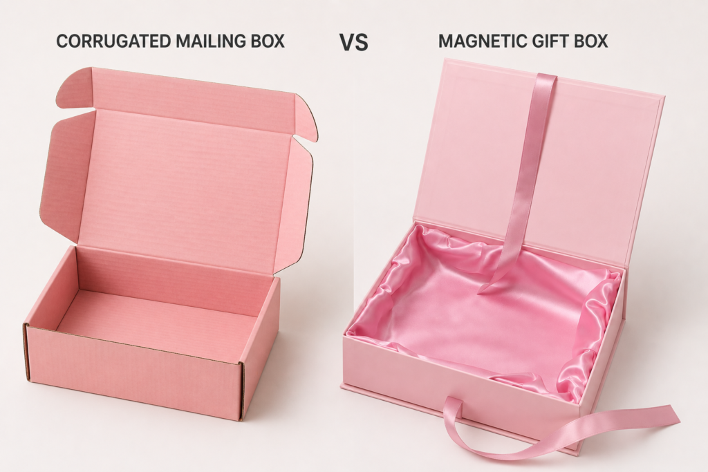 Luxury rigid box comparison