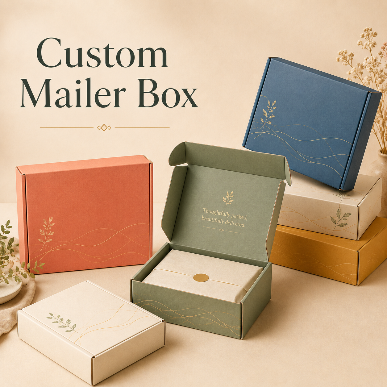 Custom mailer boxes