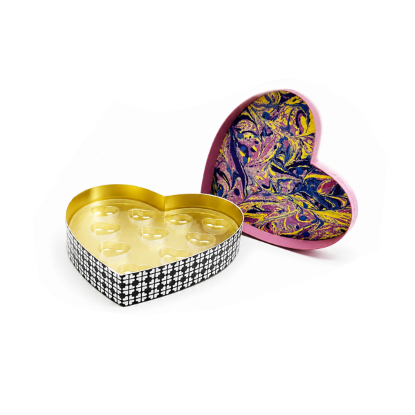Custom Heart Shaped Chocolate Gift Boxes