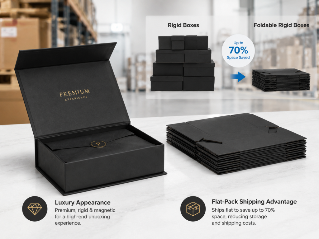 flat-pack foldable box 