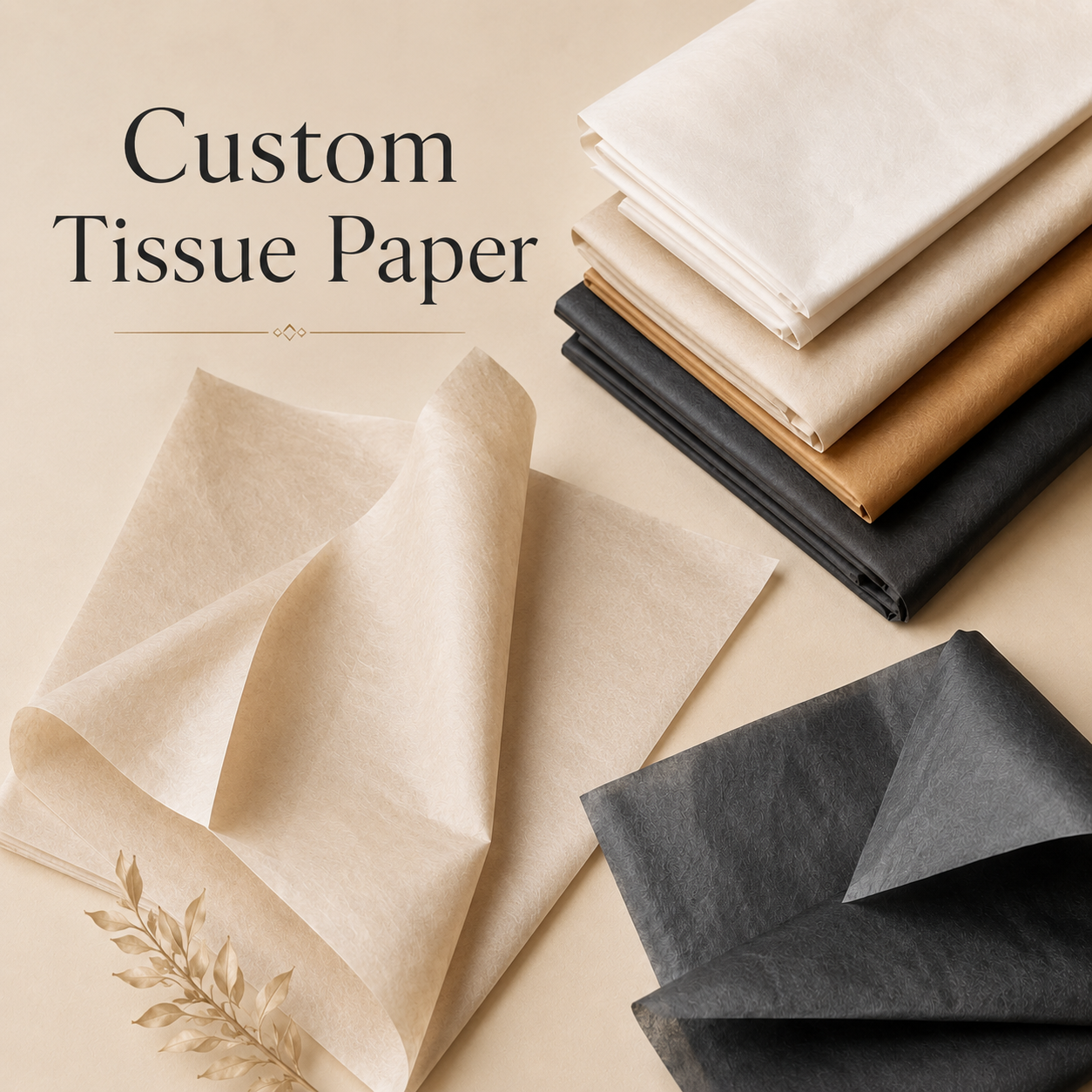 Custom tissue paper