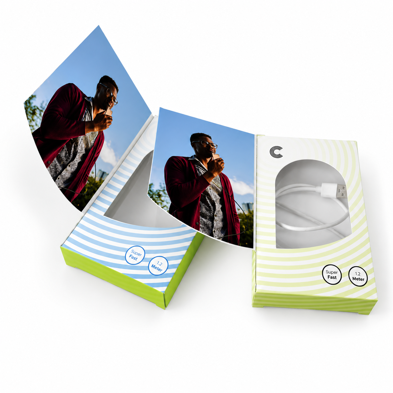 Custom Data Cable Packaging Boxes