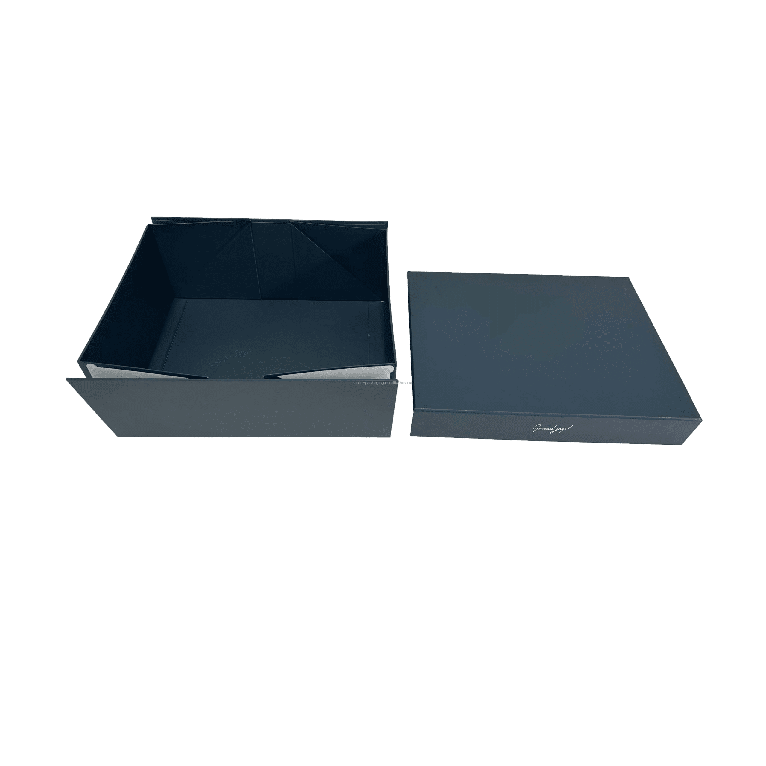 Two-pieces Collapsible Rigid Paper Box
