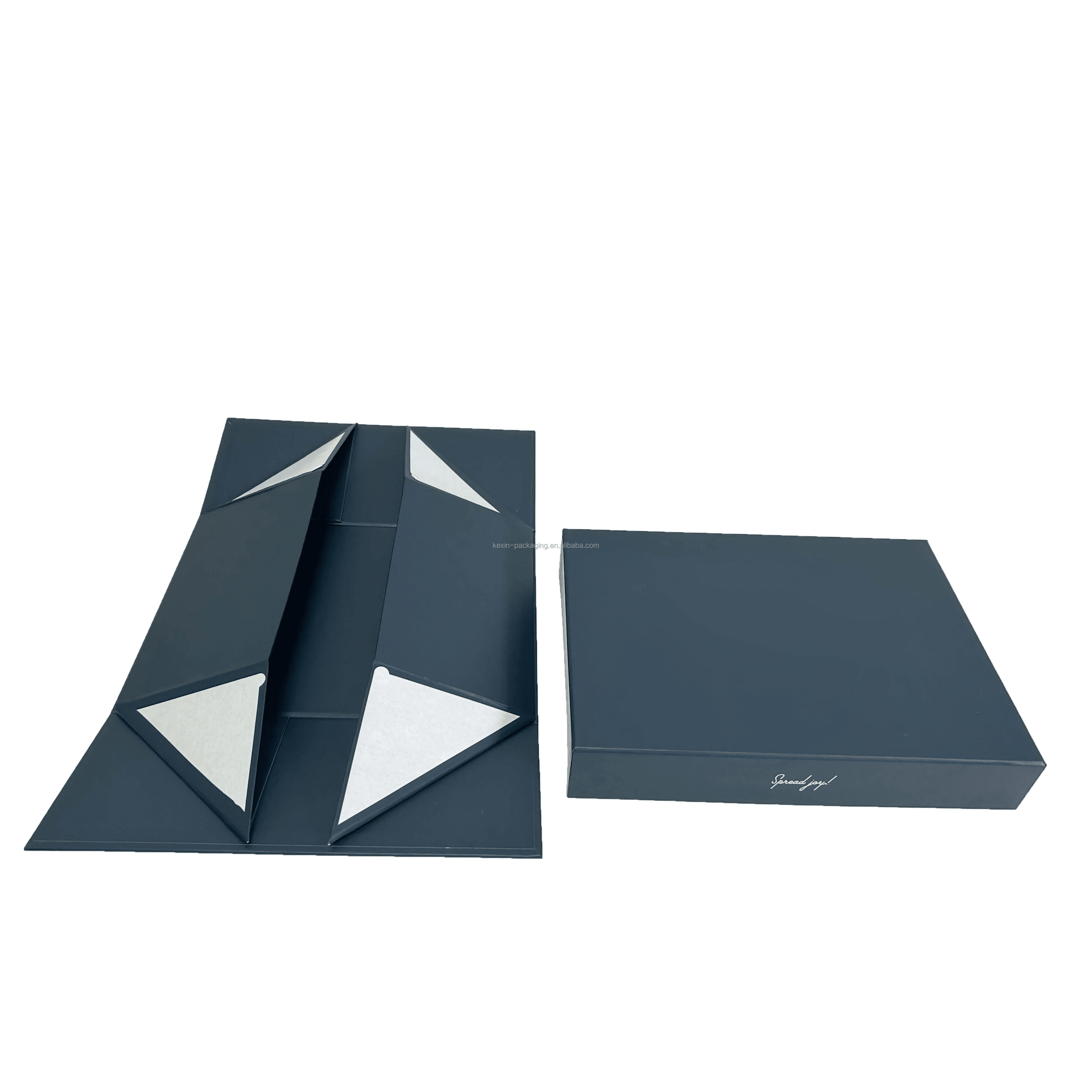 Two-pieces Collapsible Rigid Paper Box