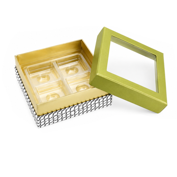 Custom Window Lid and Base Chocolate Boxes