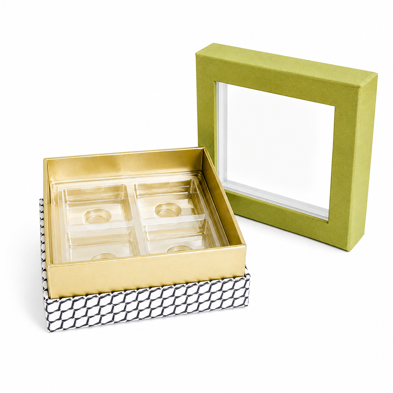 Custom Window Lid and Base Chocolate Boxes