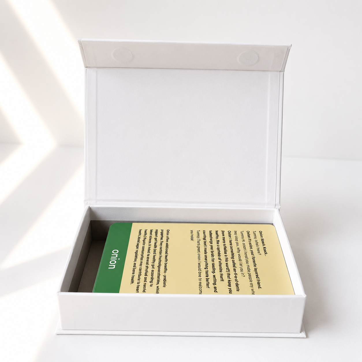 Custom Magnet Gift Box with Printed Playing Cards