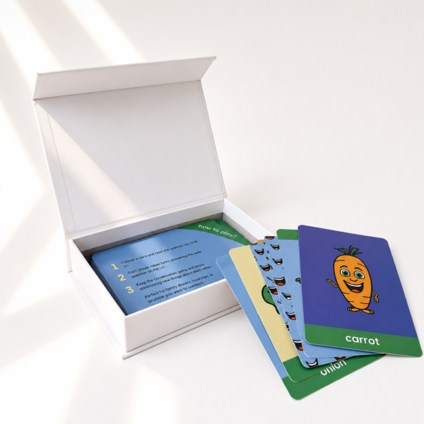 Custom Magnet Gift Box with Printed Playing Cards