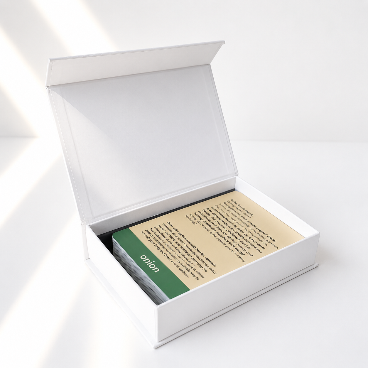 Custom Magnet Gift Box with Printed Playing Cards